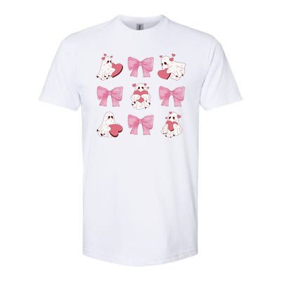 Pink Coquette Spooky Girly Halloween Softstyle CVC T-Shirt