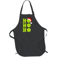 Pickleball Christmas Sana Ho Ho Ho Full-Length Apron With Pockets