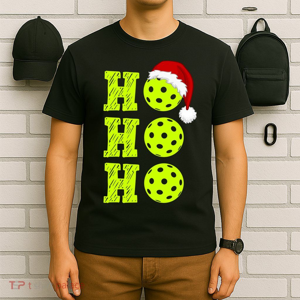 Pickleball Christmas Sana Ho Ho Ho T-Shirt