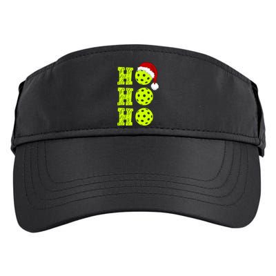 Pickleball Christmas Sana Ho Ho Ho Adult Drive Performance Visor