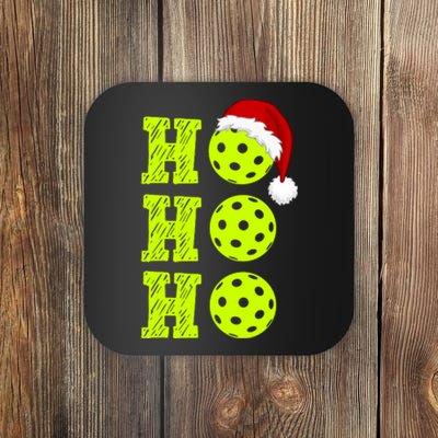 Pickleball Christmas Sana Ho Ho Ho Coaster