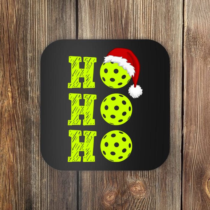 Pickleball Christmas Sana Ho Ho Ho Coaster