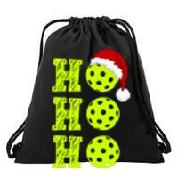 Pickleball Christmas Sana Ho Ho Ho Drawstring Bag