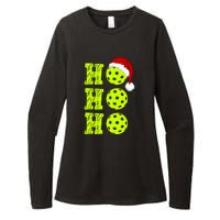 Pickleball Christmas Sana Ho Ho Ho Womens CVC Long Sleeve Shirt