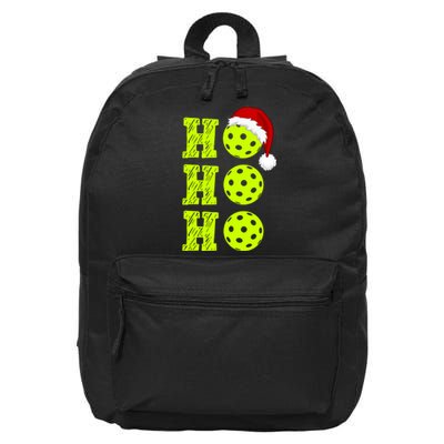 Pickleball Christmas Sana Ho Ho Ho 16 in Basic Backpack