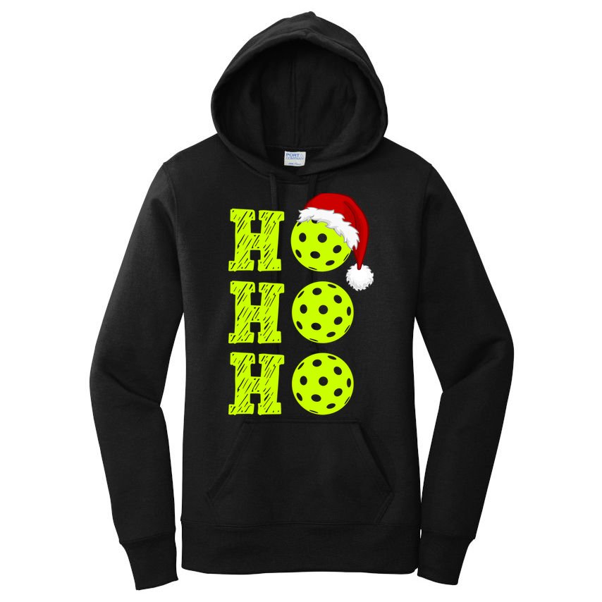 Pickleball Christmas Sana Ho Ho Ho Women's Pullover Hoodie