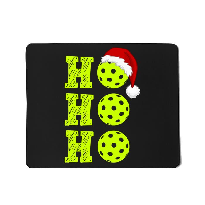 Pickleball Christmas Sana Ho Ho Ho Mousepad