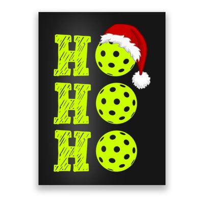 Pickleball Christmas Sana Ho Ho Ho Poster