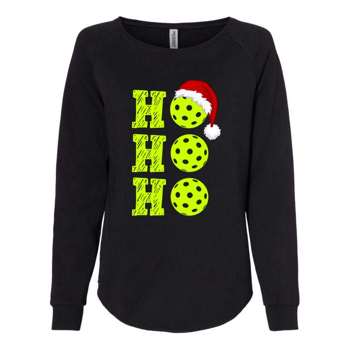 Pickleball Christmas Sana Ho Ho Ho Womens California Wash Sweatshirt