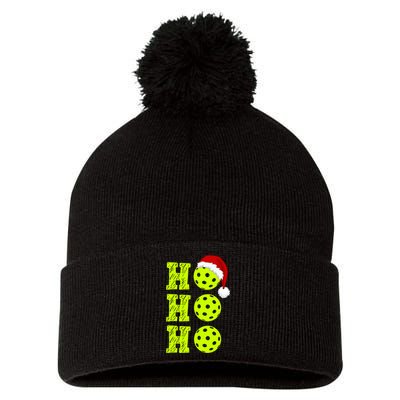 Pickleball Christmas Sana Ho Ho Ho Pom Pom 12in Knit Beanie