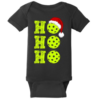 Pickleball Christmas Sana Ho Ho Ho Baby Bodysuit