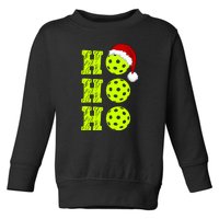 Pickleball Christmas Sana Ho Ho Ho Toddler Sweatshirt