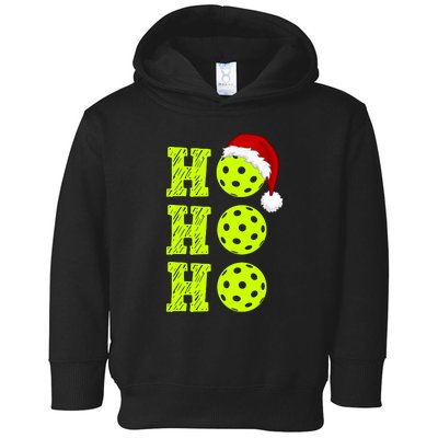 Pickleball Christmas Sana Ho Ho Ho Toddler Hoodie