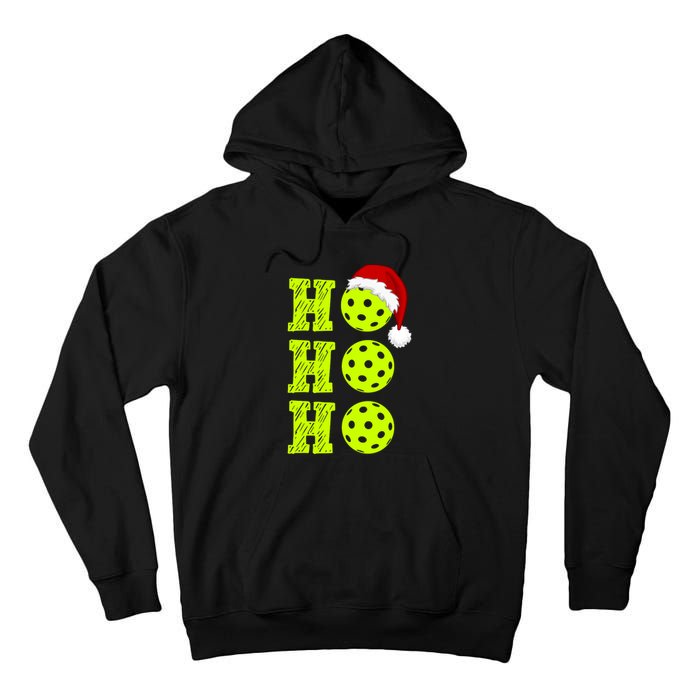 Pickleball Christmas Sana Ho Ho Ho Tall Hoodie