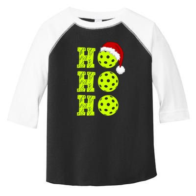 Pickleball Christmas Sana Ho Ho Ho Toddler Fine Jersey T-Shirt