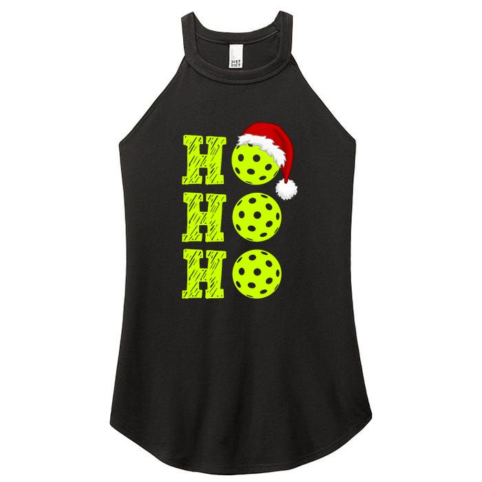 Pickleball Christmas Sana Ho Ho Ho Women's Perfect Tri Rocker Tank