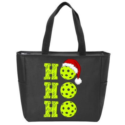 Pickleball Christmas Sana Ho Ho Ho Zip Tote Bag