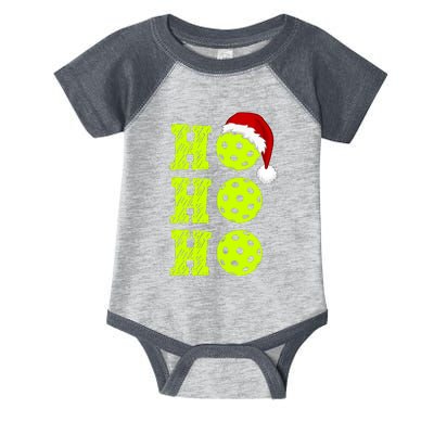 Pickleball Christmas Sana Ho Ho Ho Infant Baby Jersey Bodysuit