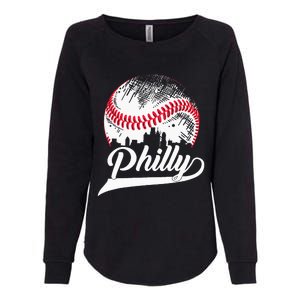 Philadelphia Cities Spirits I Love & Proud of Philadelphia Womens California Wash Sweatshirt