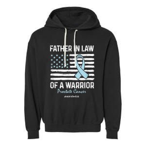 Prostate Cancer Survivor Support Father In Law Of A Warrior Garment-Dyed Fleece Hoodie