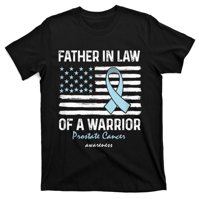 Prostate Cancer Survivor Support Father In Law Of A Warrior T-Shirt