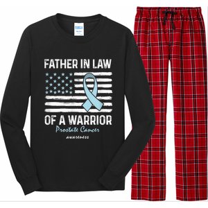 Prostate Cancer Survivor Support Father In Law Of A Warrior Long Sleeve Pajama Set