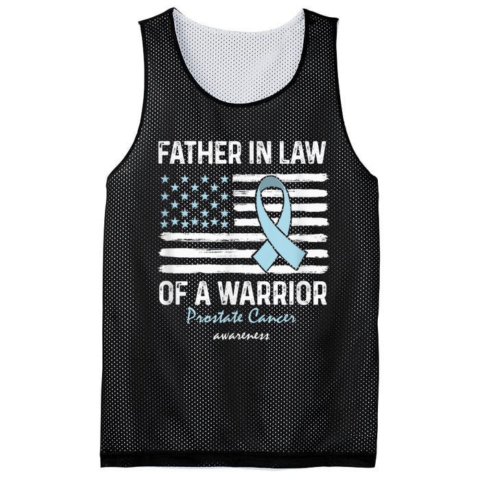 Prostate Cancer Survivor Support Father In Law Of A Warrior Mesh Reversible Basketball Jersey Tank