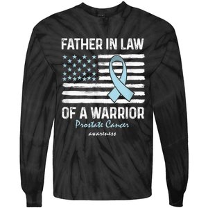 Prostate Cancer Survivor Support Father In Law Of A Warrior Tie-Dye Long Sleeve Shirt