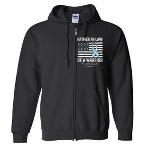 Prostate Cancer Survivor Support Father In Law Of A Warrior Full Zip Hoodie