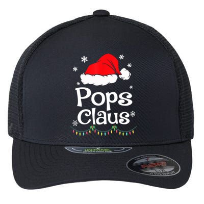 Pops Claus Santa Christmas Matching Family Pajama Funny Gift Flexfit Unipanel Trucker Cap