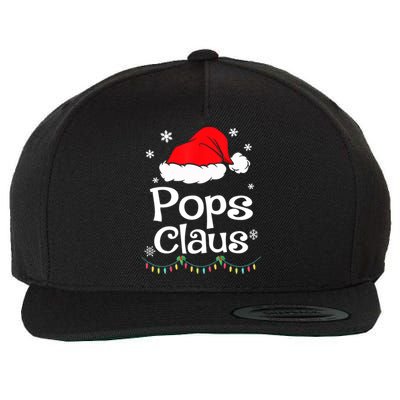 Pops Claus Santa Christmas Matching Family Pajama Funny Gift Wool Snapback Cap