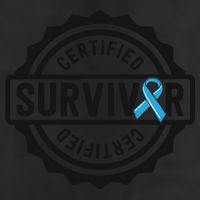 Prostate Cancer Survivor Gift Blue Ribbon Awareness Beanie