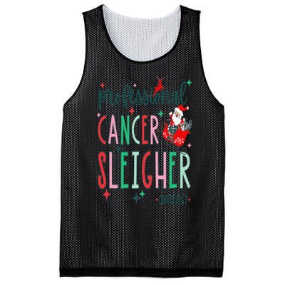 Professional Cancer Sleigher Oncology Nurse Christmas Mesh Reversible Basketball Jersey Tank