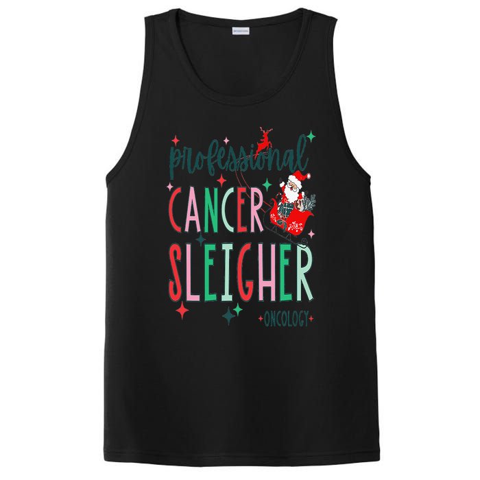 Professional Cancer Sleigher Oncology Nurse Christmas PosiCharge Competitor Tank