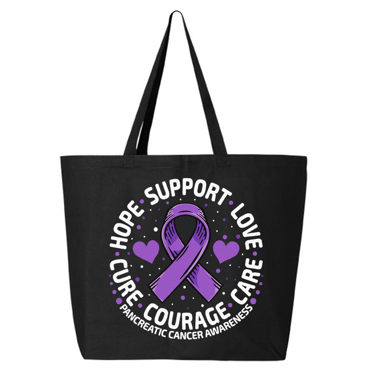 Pancreatic Cancer Support Family Pancreatic Cancer Awareness 25L Jumbo Tote