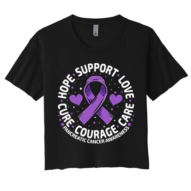 Pancreatic Cancer Support Family Pancreatic Cancer Awareness Crop Top
