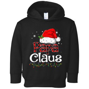 Papa Claus Santa Funny Christmas Pajama Matching Family Toddler Hoodie