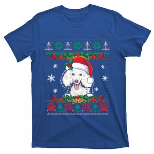 Poodle Christmas Santa Ugly Sweater Dog Lover Xmas Pajama Great Gift T-Shirt