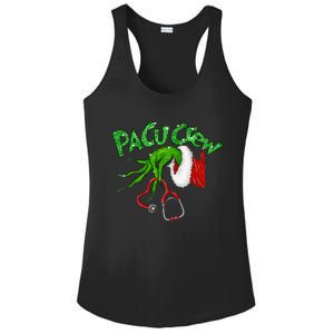 Pacu Crew Stethoscope Christmas Xmas Nurse Nursing Pajamas Ladies PosiCharge Competitor Racerback Tank