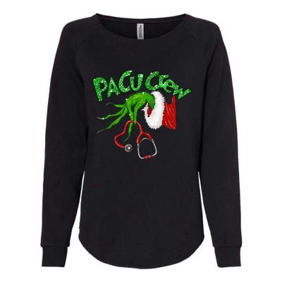 Pacu Crew Stethoscope Christmas Xmas Nurse Nursing Pajamas Womens California Wash Sweatshirt