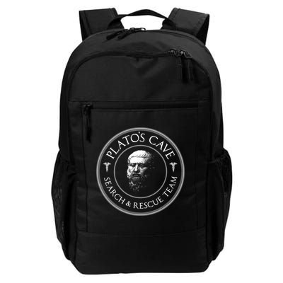 Plato's Cave Search And Rescue Team Funny Philosopher Great Gift Meaningful Gift Daily Commute Backpack