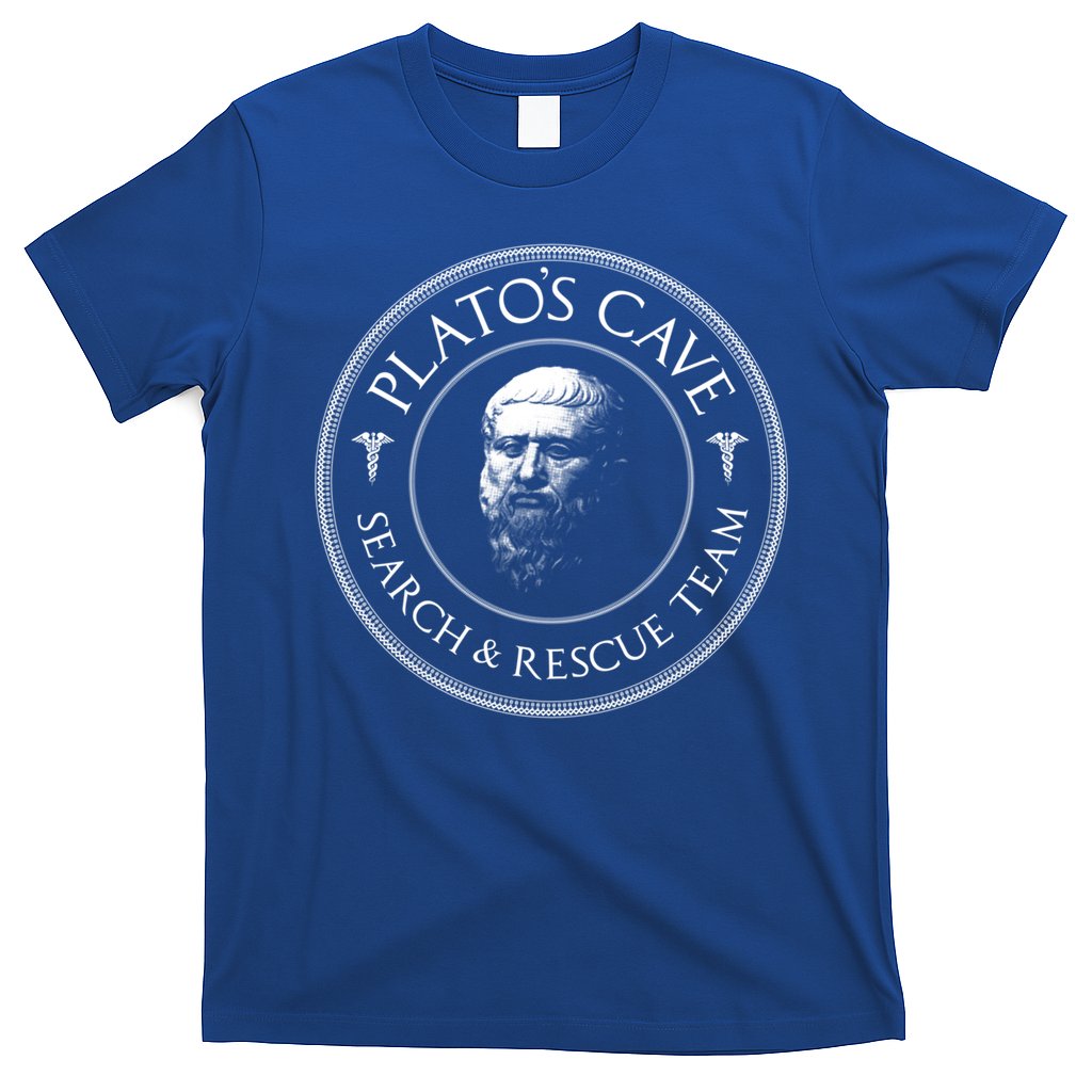 Plato's Cave Search And Rescue Team Funny Philosopher Great Gift Meaningful Gift T-Shirt