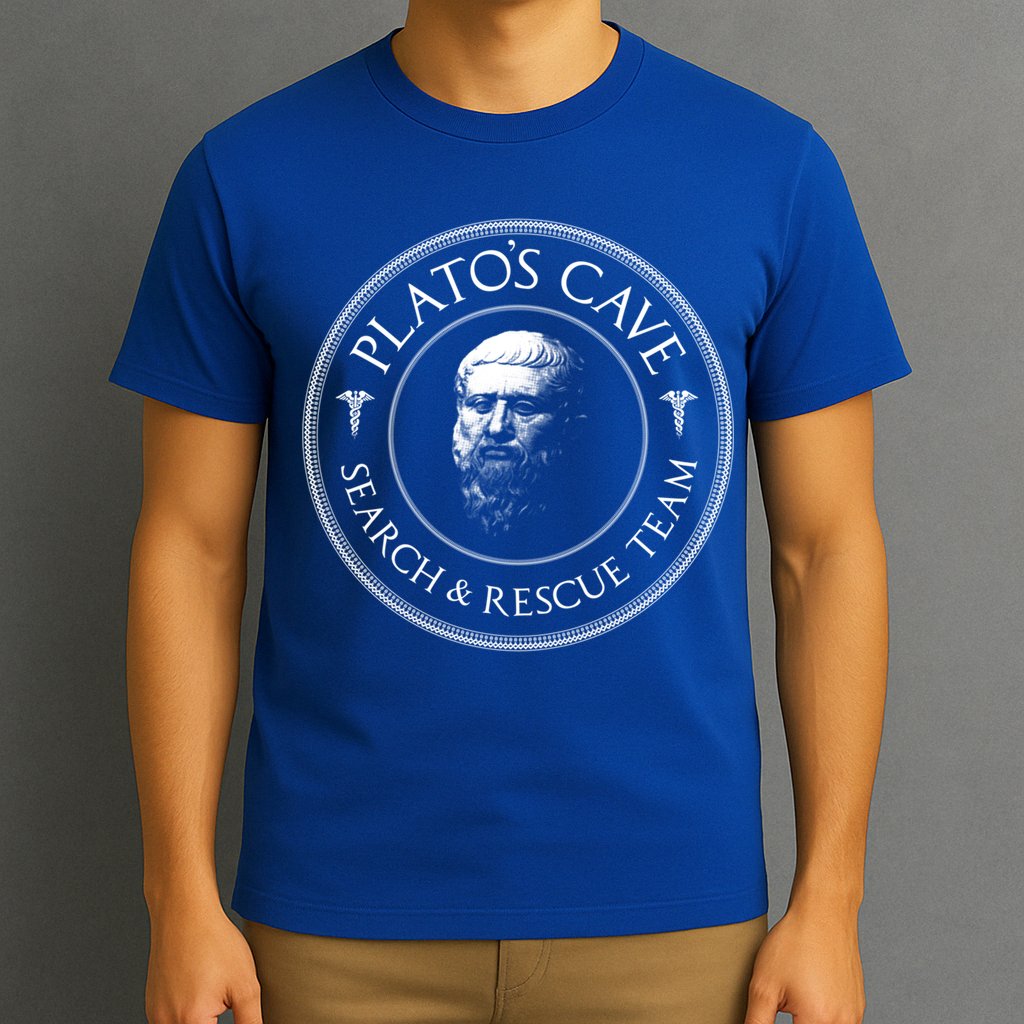 Plato's Cave Search And Rescue Team Funny Philosopher Great Gift Meaningful Gift T-Shirt