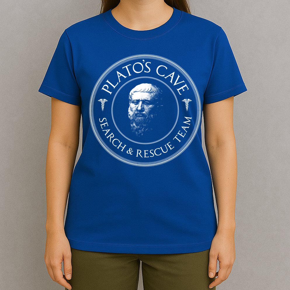 Plato's Cave Search And Rescue Team Funny Philosopher Great Gift Meaningful Gift T-Shirt