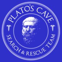 Plato's Cave Search And Rescue Team Funny Philosopher Great Gift Meaningful Gift 16 in Basic Backpack