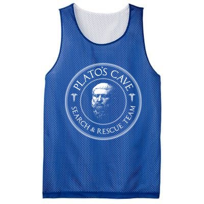Plato's Cave Search And Rescue Team Funny Philosopher Great Gift Meaningful Gift Mesh Reversible Basketball Jersey Tank