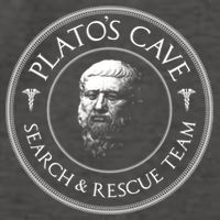 Plato's Cave Search And Rescue Team Funny Philosopher Great Gift Meaningful Gift Vector Backpack