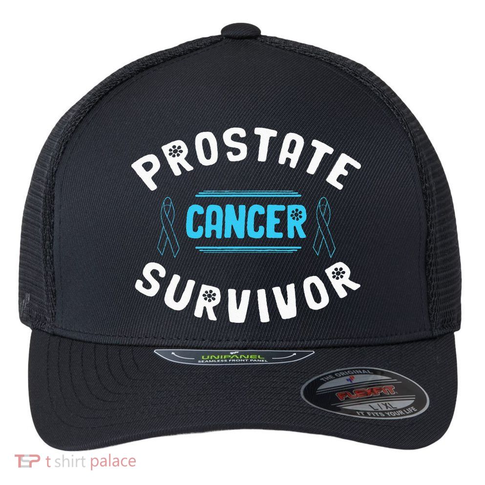 Prostate Cancer Survivor Flexfit Unipanel Trucker Cap
