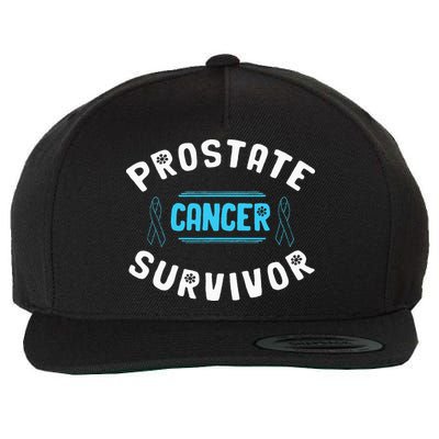 Prostate Cancer Survivor Wool Snapback Cap