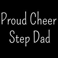 Proud Cheer Step Dad Gift Cooling Performance Crew T-Shirt